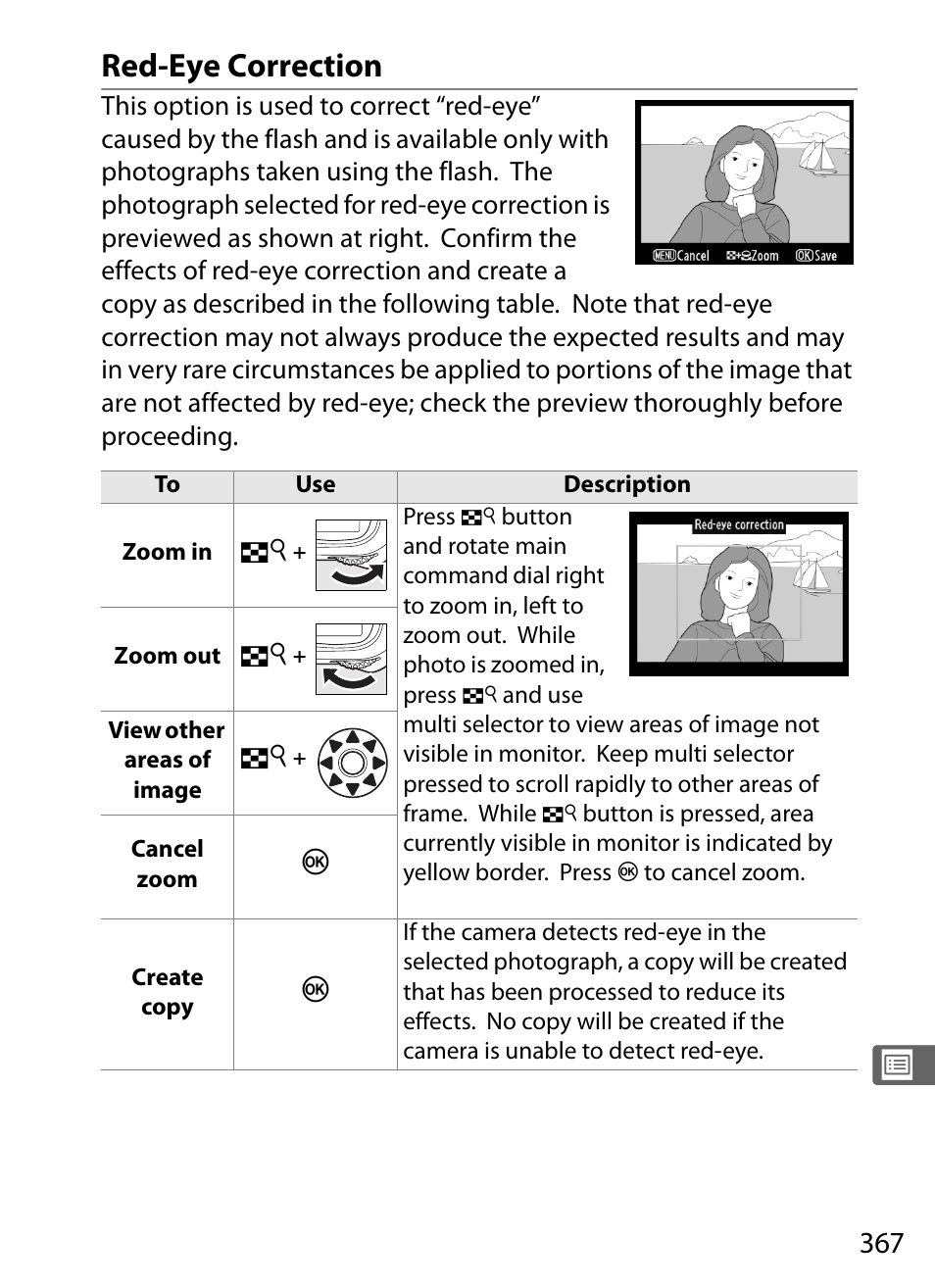 Red-eye correction | Nikon D3X User Manual | Page 393 / 476