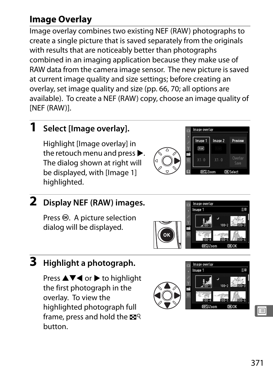 Image overlay | Nikon D3X User Manual | Page 397 / 476