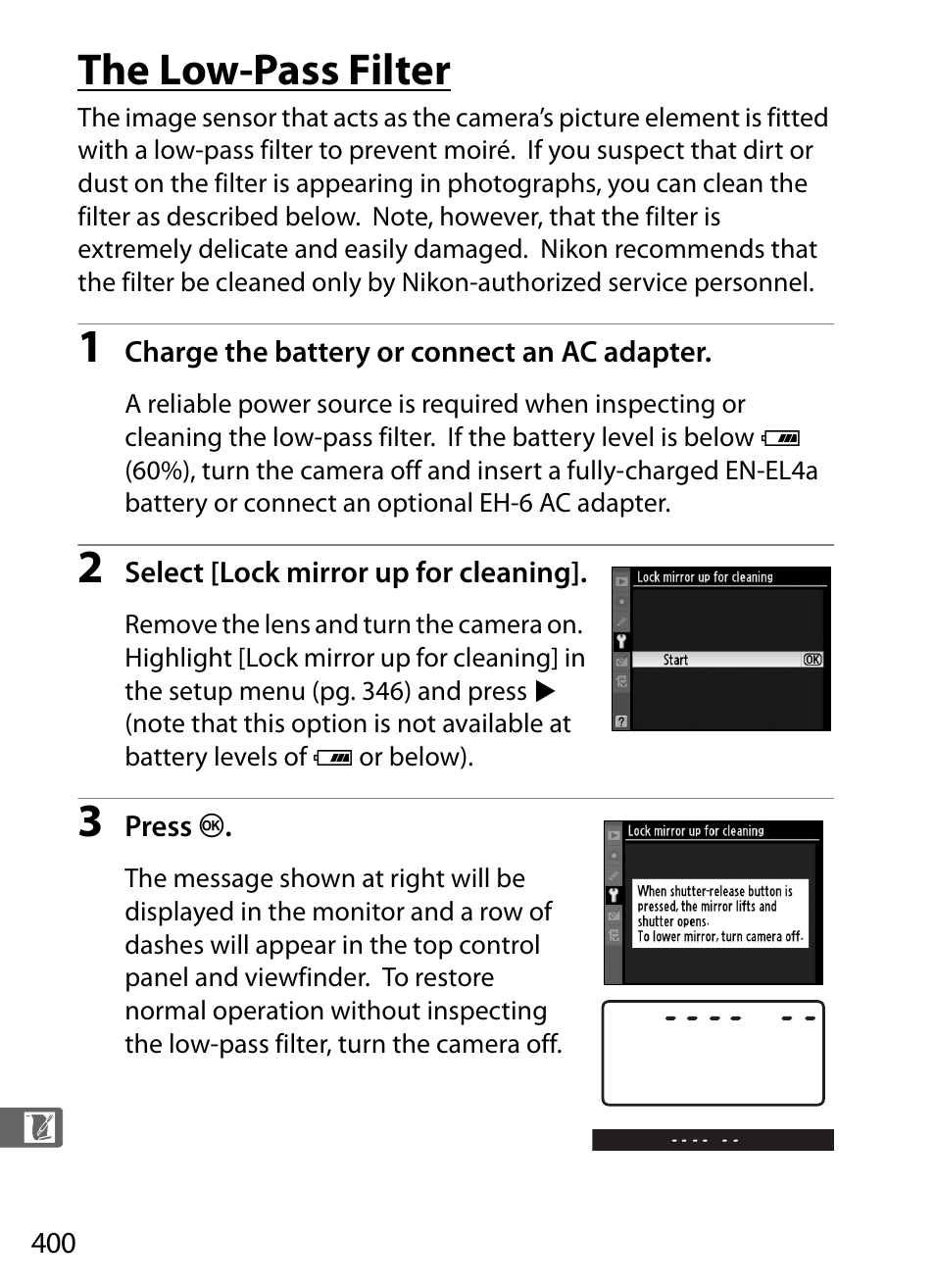 The low-pass filter | Nikon D3X User Manual | Page 426 / 476