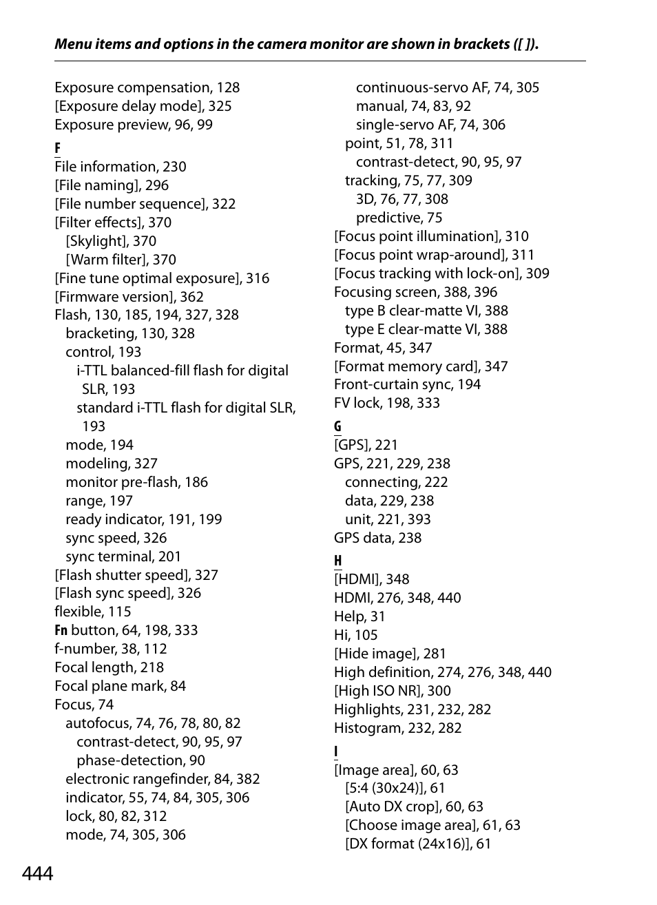 Nikon D3X User Manual | Page 470 / 476