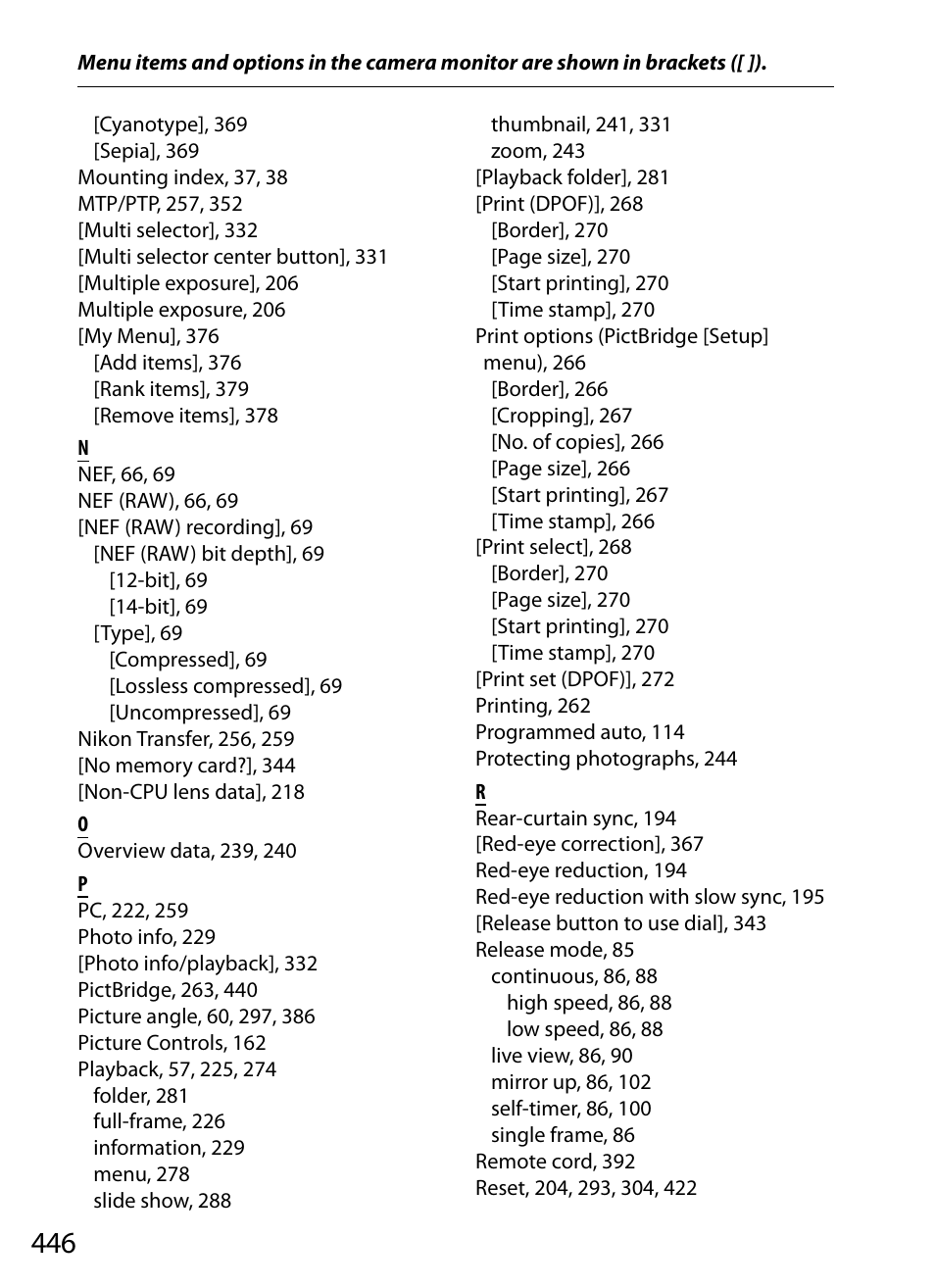 Nikon D3X User Manual | Page 472 / 476