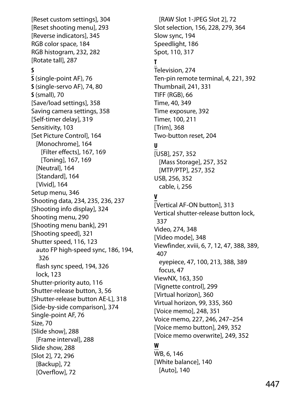 Nikon D3X User Manual | Page 473 / 476