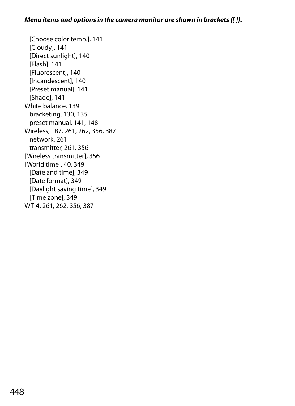 Nikon D3X User Manual | Page 474 / 476