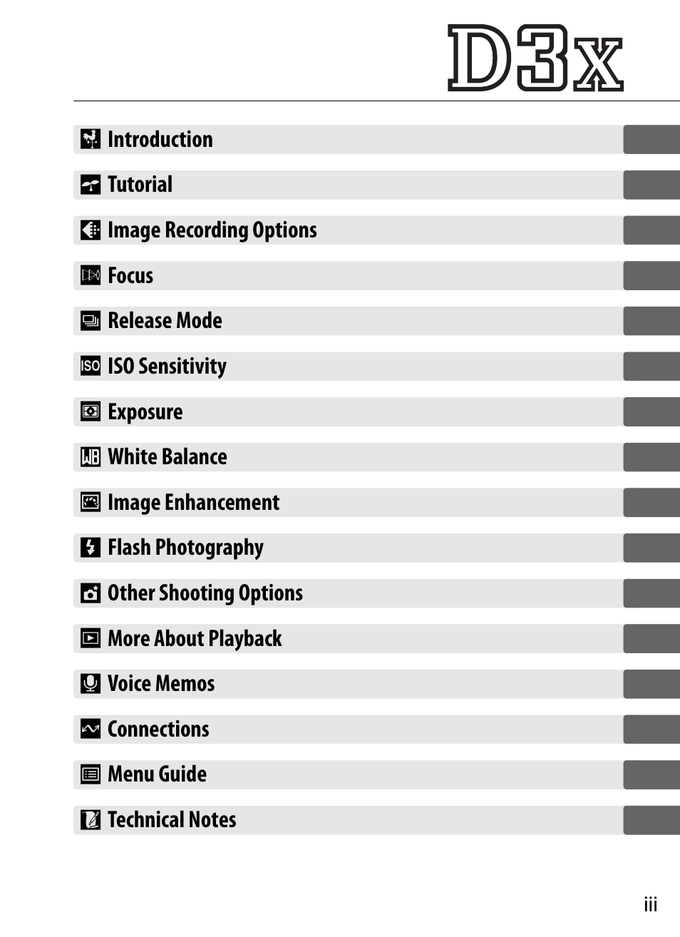 Nikon D3X User Manual | Page 5 / 476
