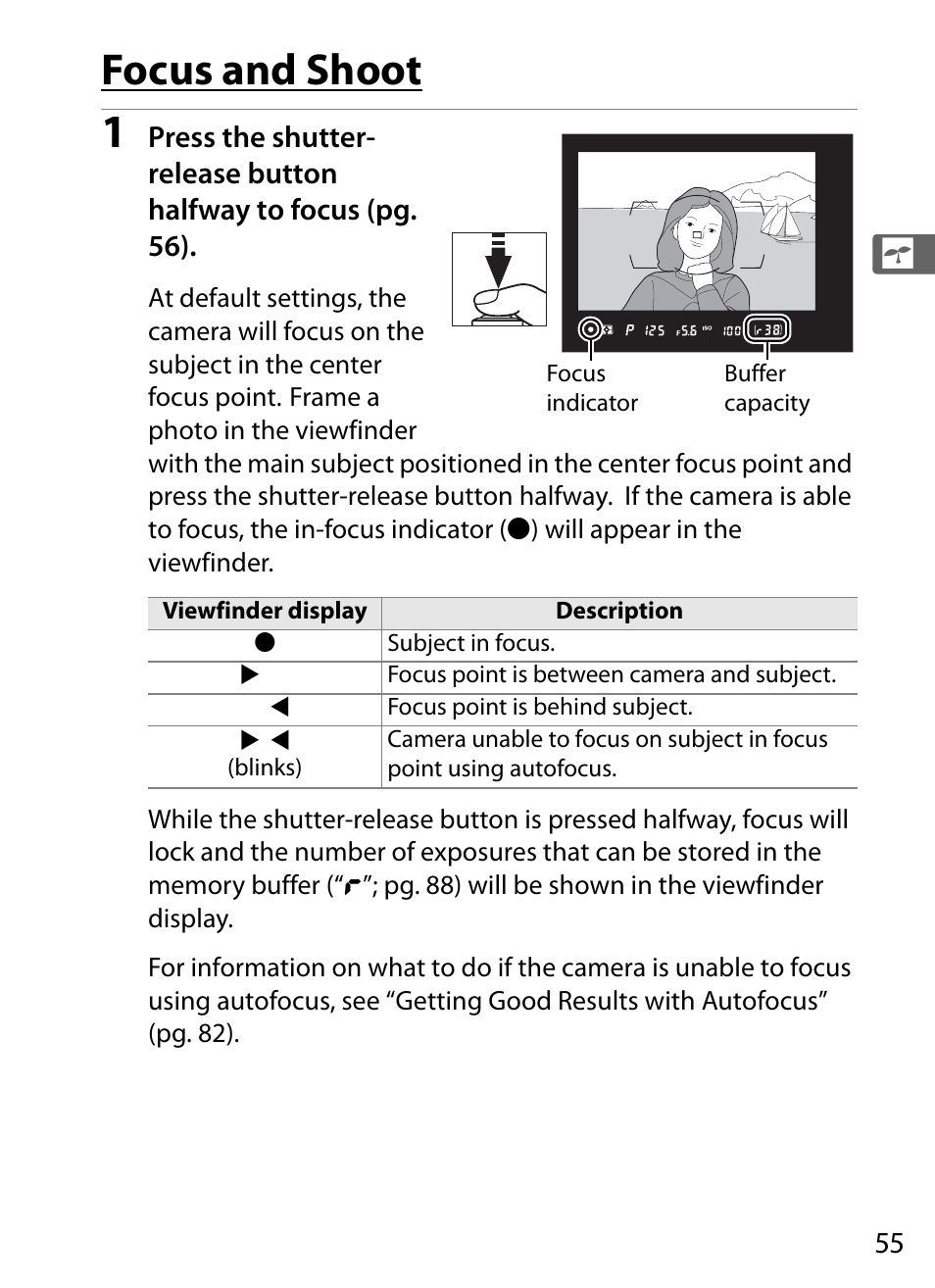 Focus and shoot | Nikon D3X User Manual | Page 81 / 476