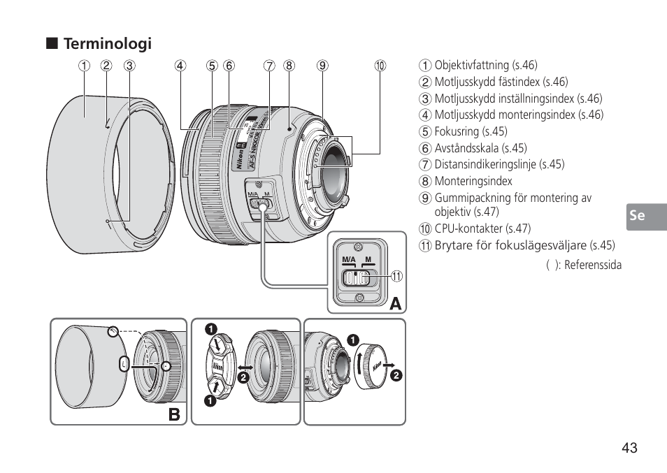 Nikon AF-S 50mm f-1.4G User Manual | Page 43 / 100