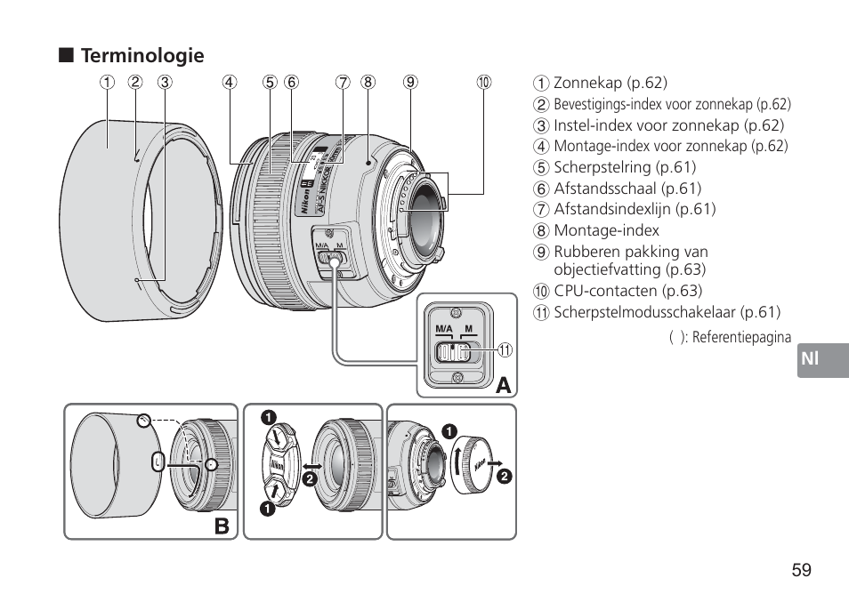 Nikon AF-S 50mm f-1.4G User Manual | Page 59 / 100