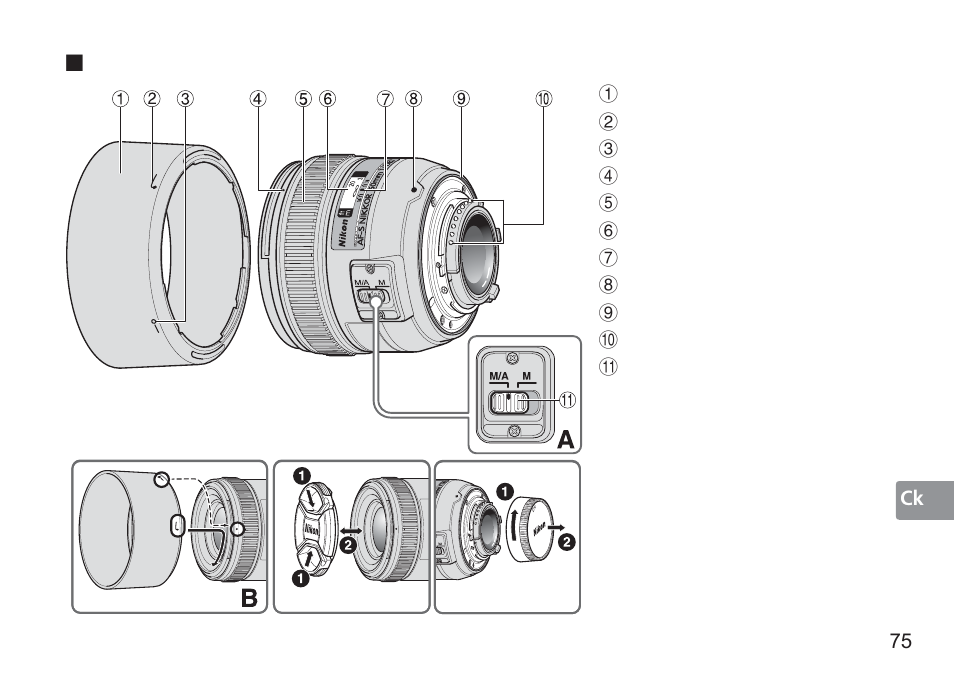 Nikon AF-S 50mm f-1.4G User Manual | Page 75 / 100