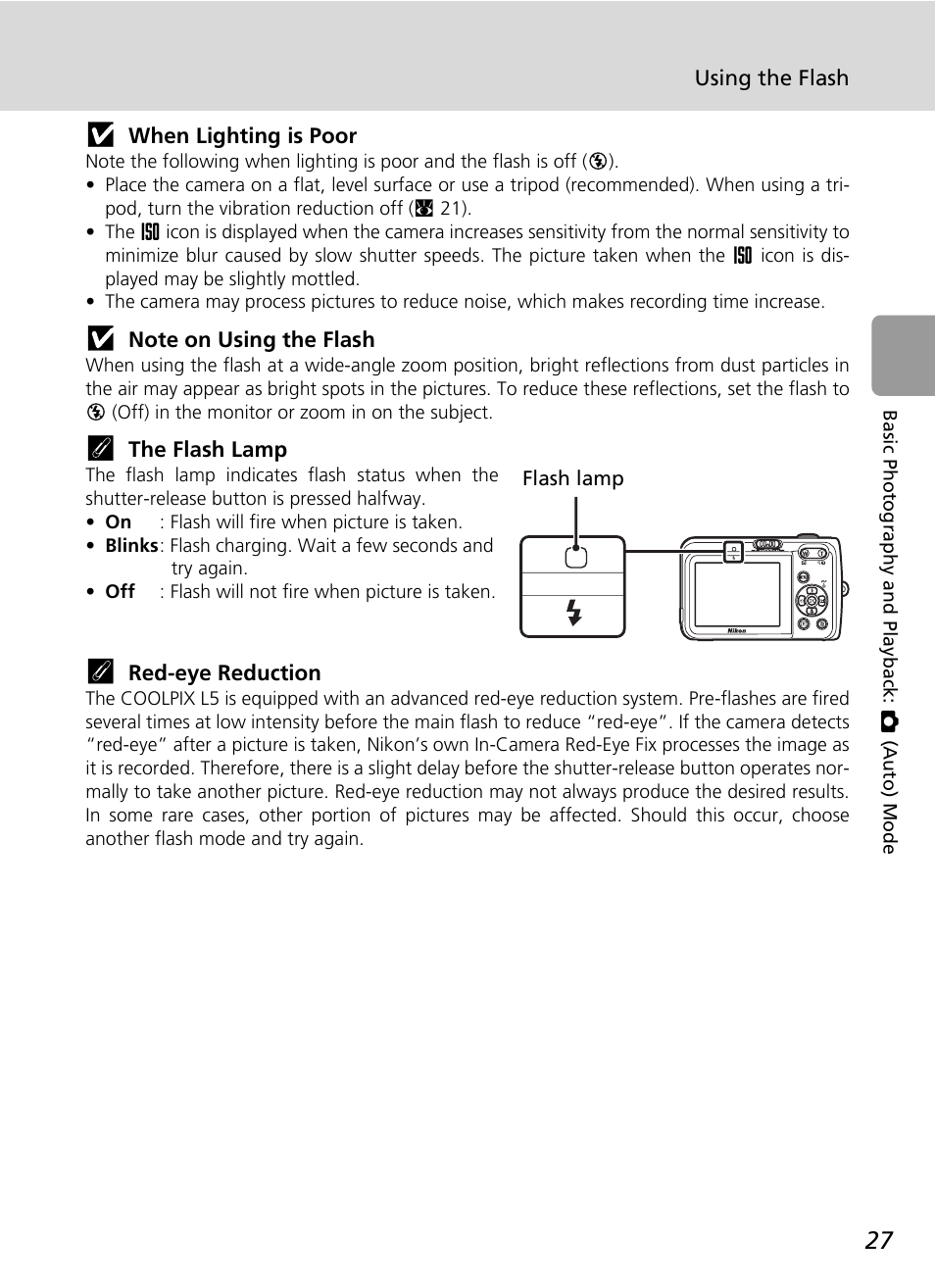 C 27 | Nikon L5 User Manual | Page 39 / 136