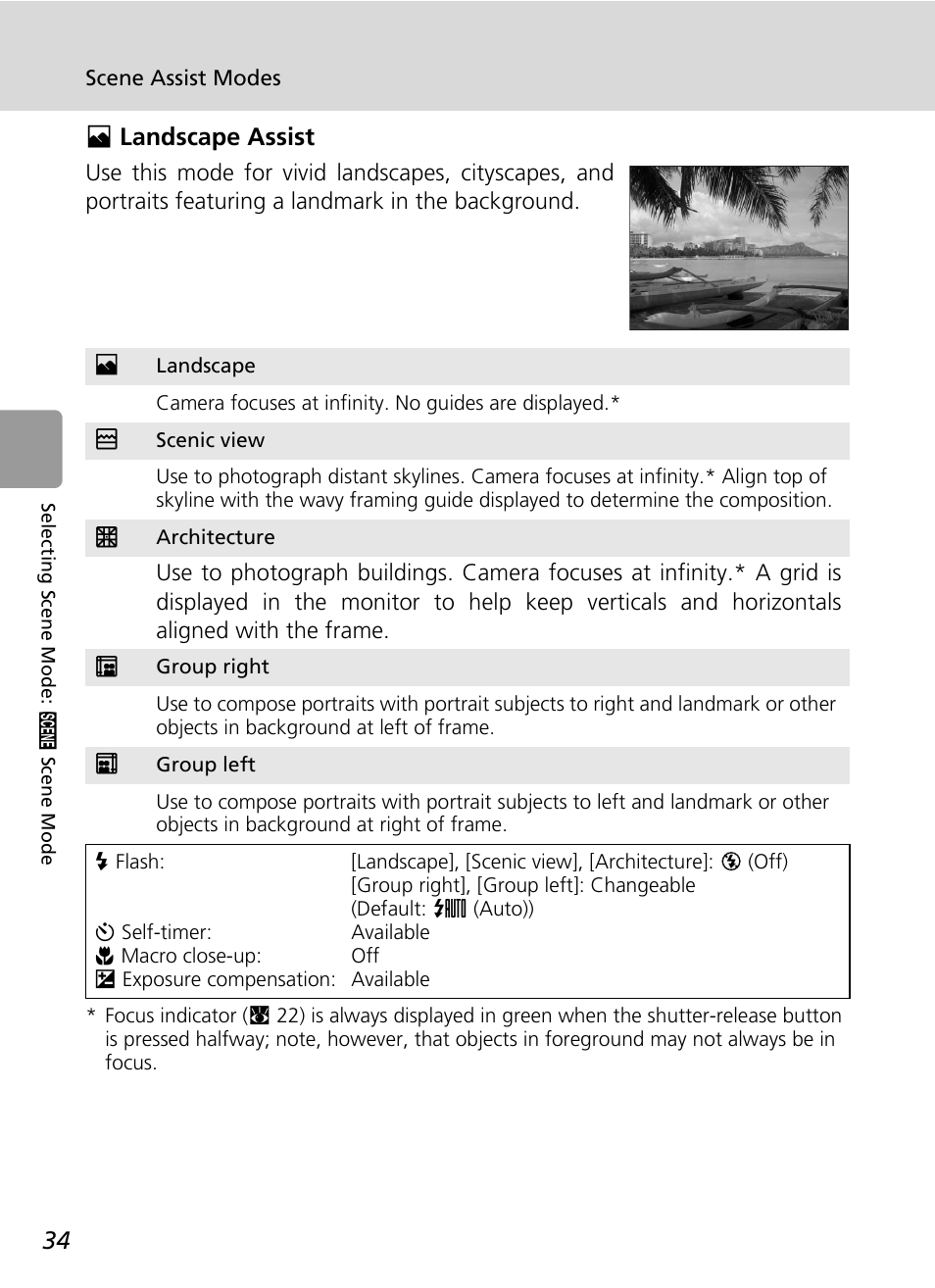 Elandscape assist | Nikon L5 User Manual | Page 46 / 136
