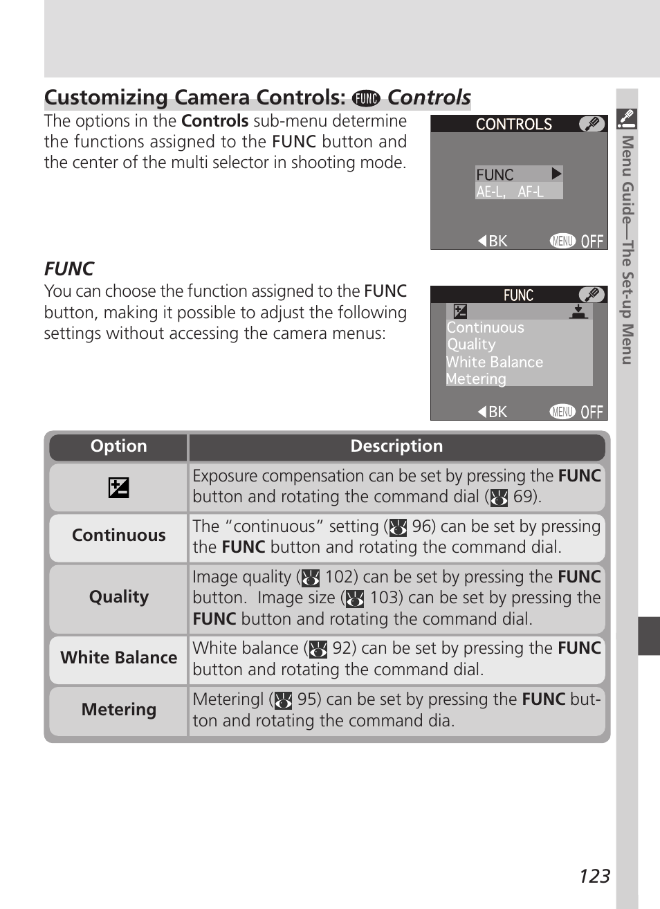 Customizing camera controls: controls | Nikon 4500 User Manual | Page 133 / 178