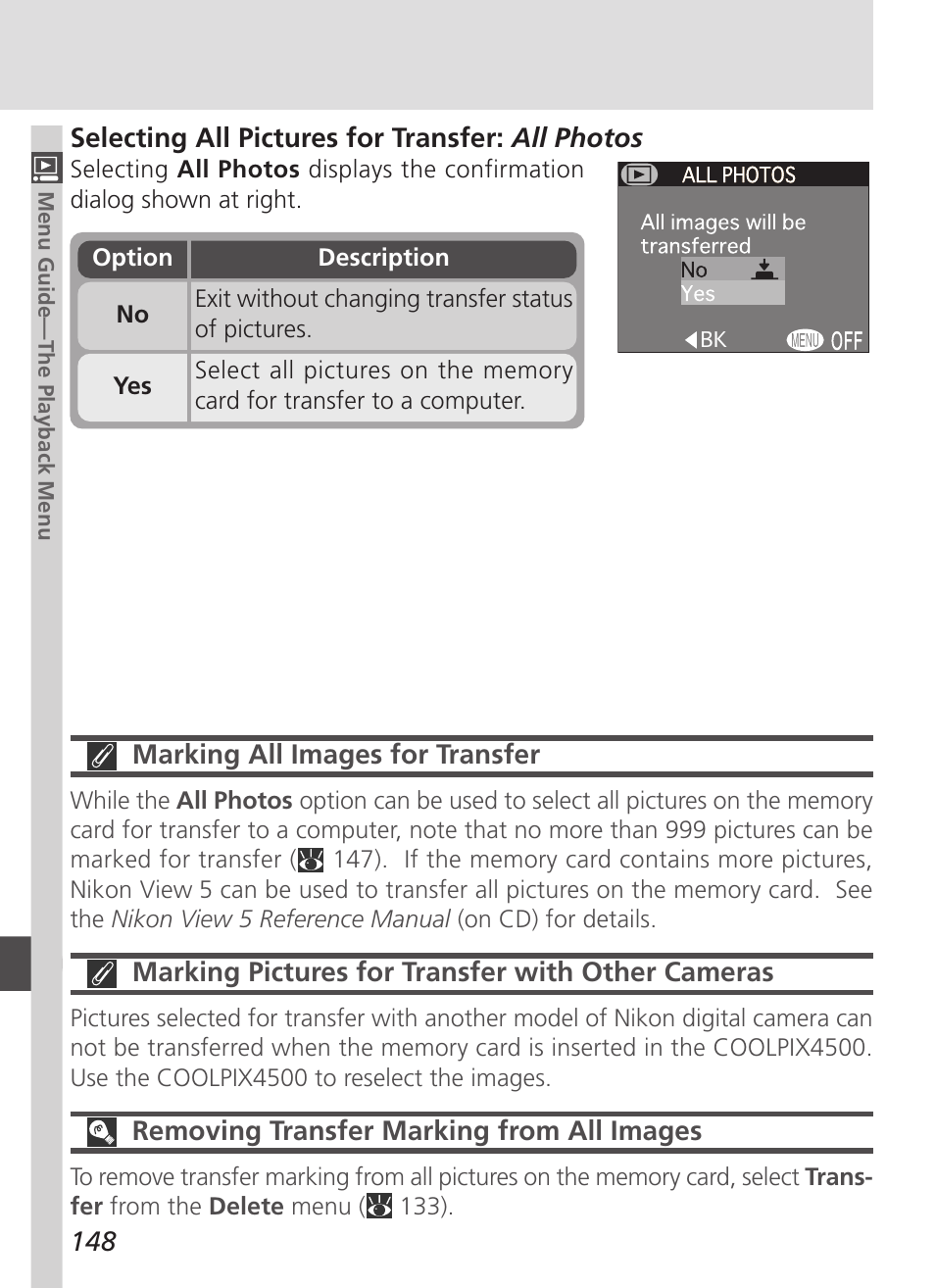 Nikon 4500 User Manual | Page 158 / 178