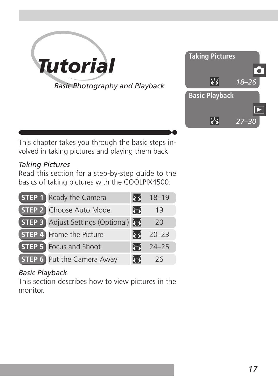 Tutorial | Nikon 4500 User Manual | Page 27 / 178