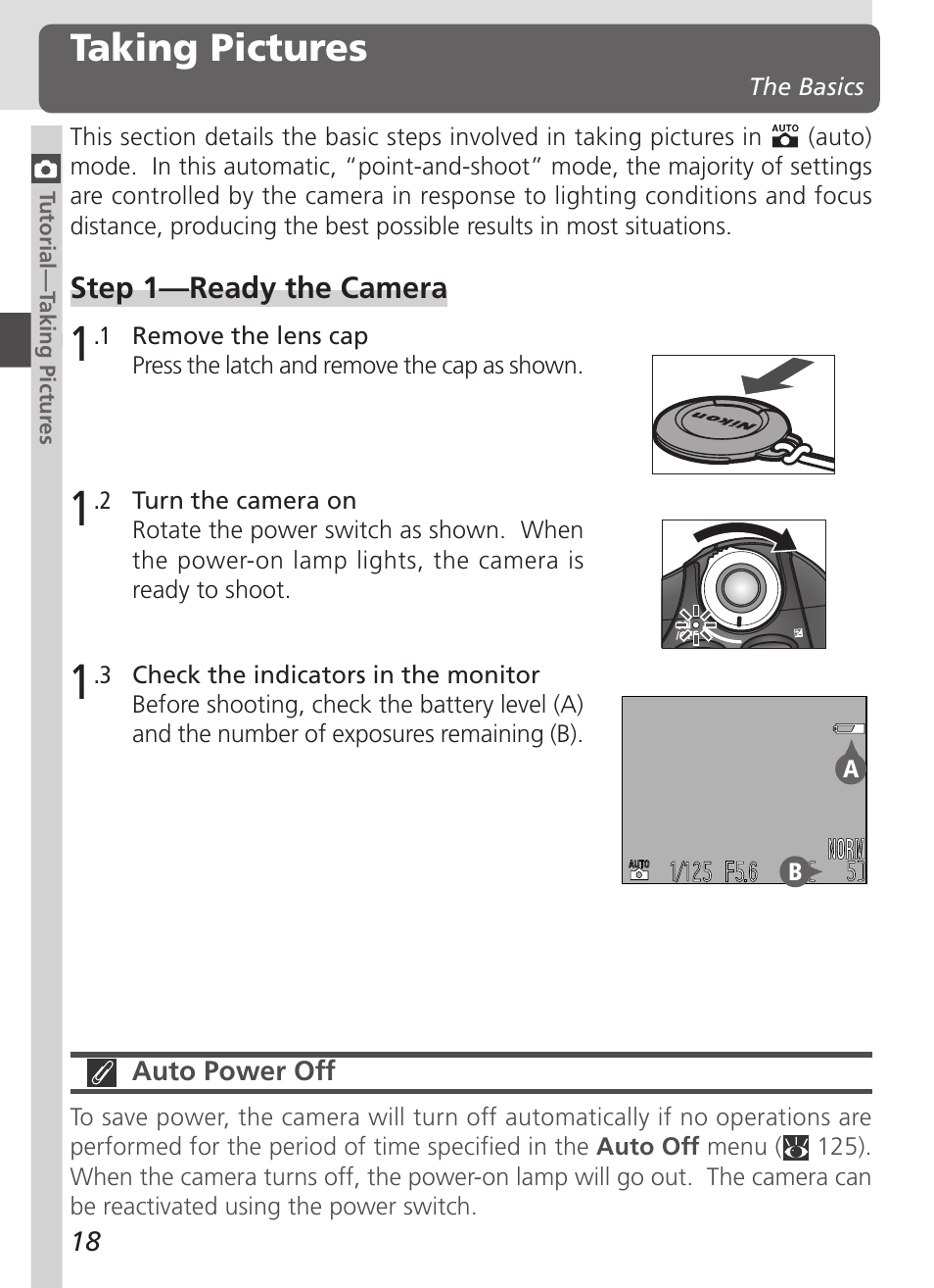 Taking pictures | Nikon 4500 User Manual | Page 28 / 178