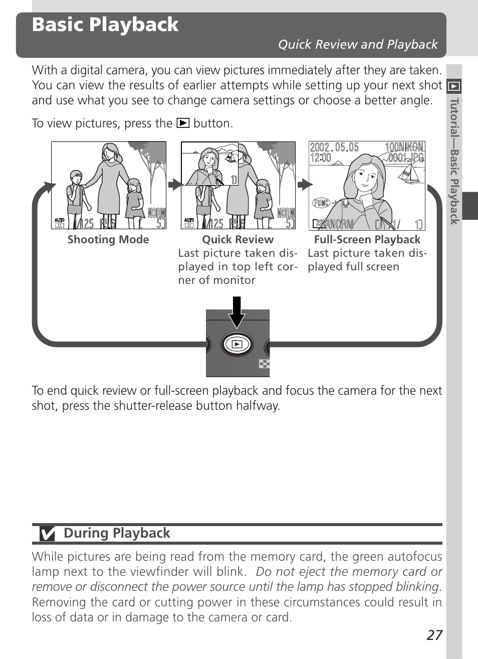 Basic playback | Nikon 4500 User Manual | Page 37 / 178