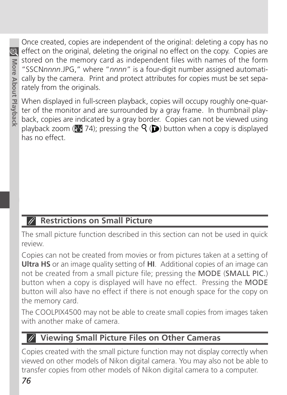 Nikon 4500 User Manual | Page 86 / 178