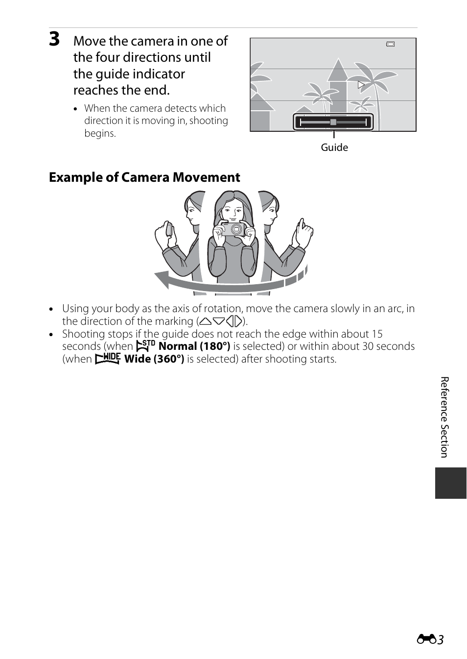 Example of camera movement | Nikon S810c User Manual | Page 129 / 228
