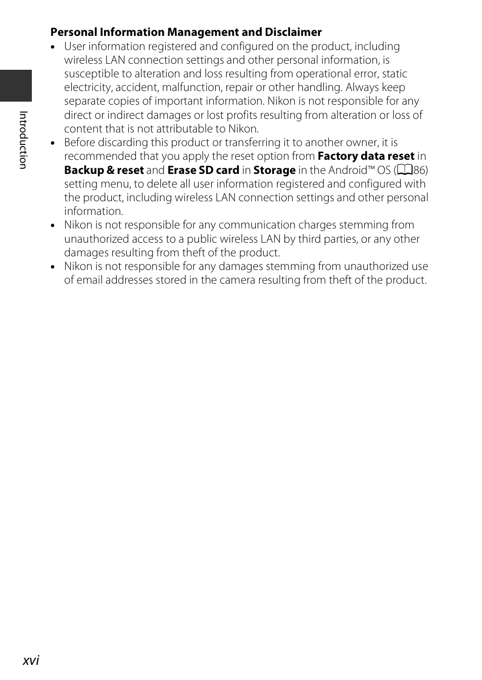 Nikon S810c User Manual | Page 18 / 228