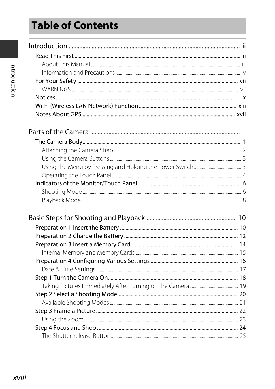 Nikon S810c User Manual | Page 20 / 228