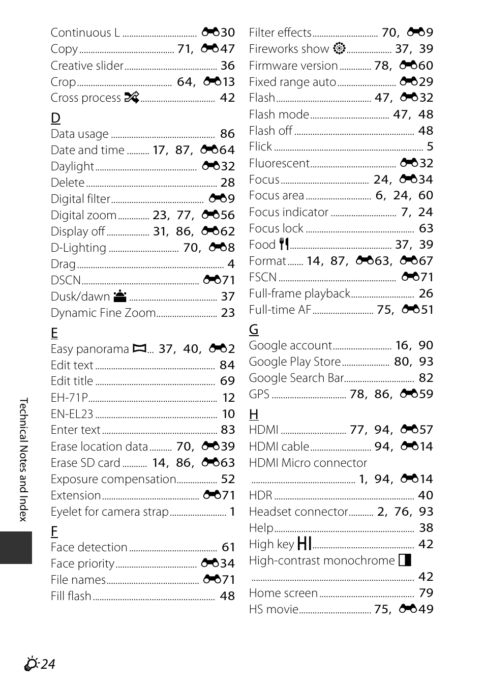 Nikon S810c User Manual | Page 222 / 228