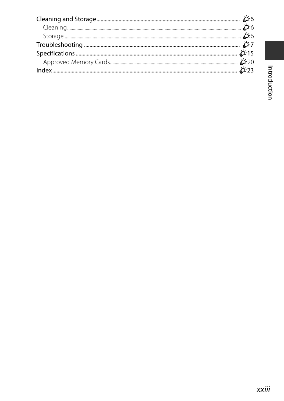 Xxiii | Nikon S810c User Manual | Page 25 / 228