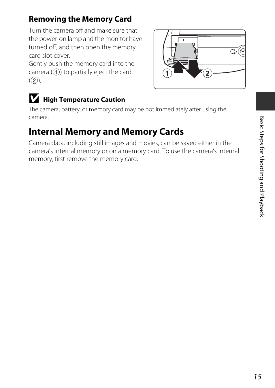 Internal memory and memory cards | Nikon S810c User Manual | Page 41 / 228
