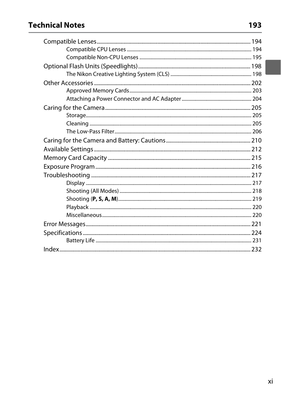 Nikon D5000 User Manual | Page 13 / 256