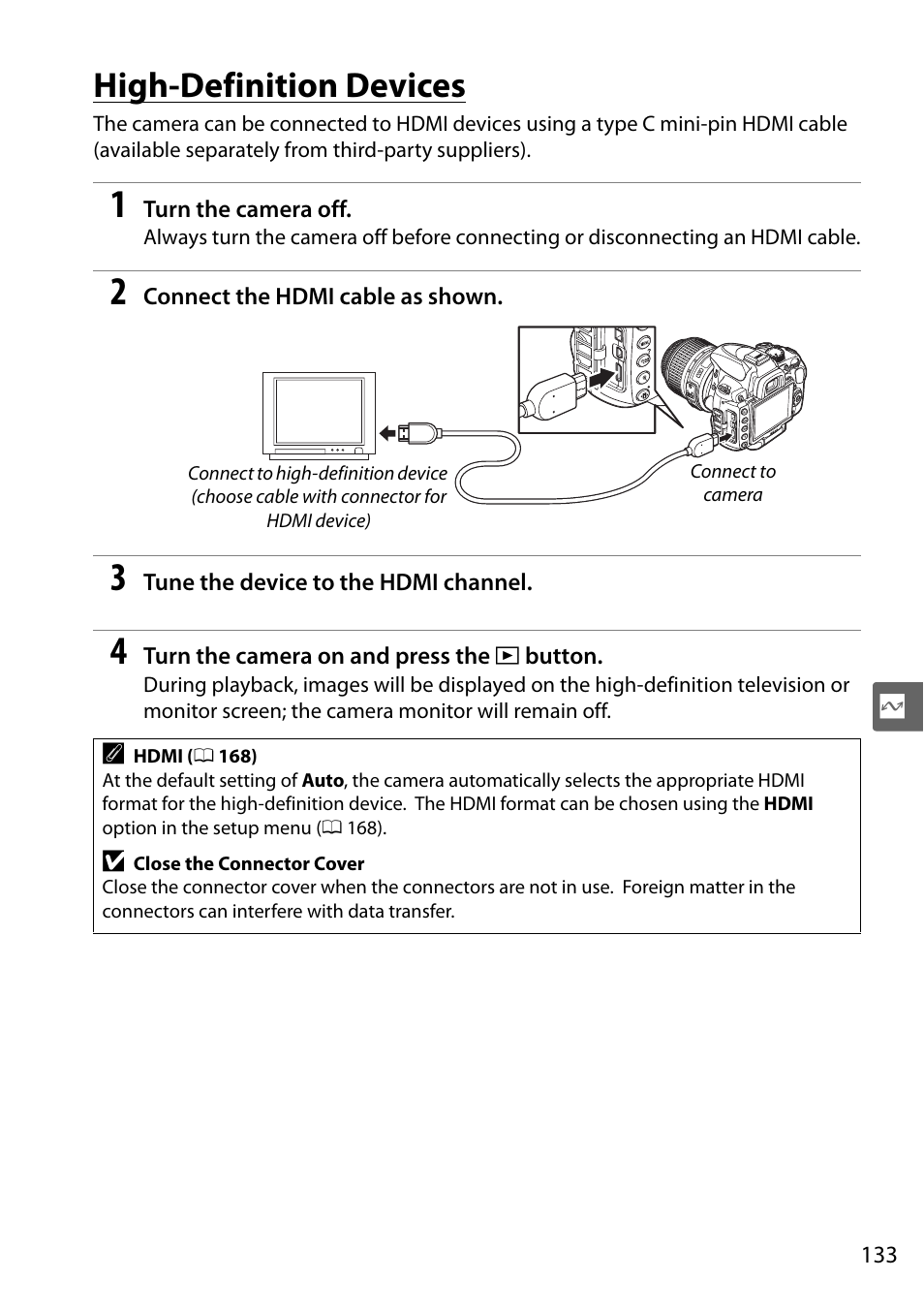 High-definition devices | Nikon D5000 User Manual | Page 151 / 256