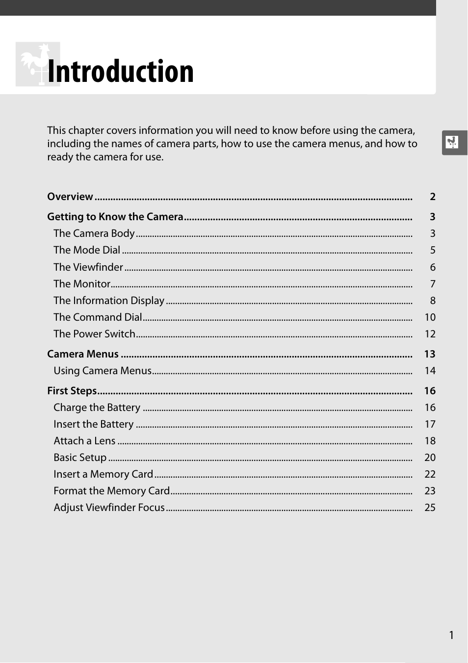 Introduction | Nikon D5000 User Manual | Page 19 / 256