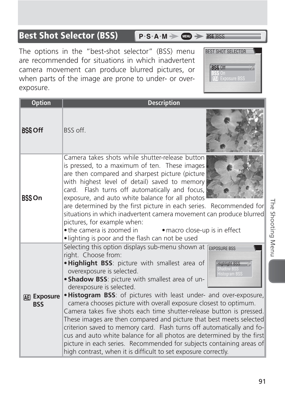 Best shot selector (bss) | Nikon 8400 User Manual | Page 101 / 170