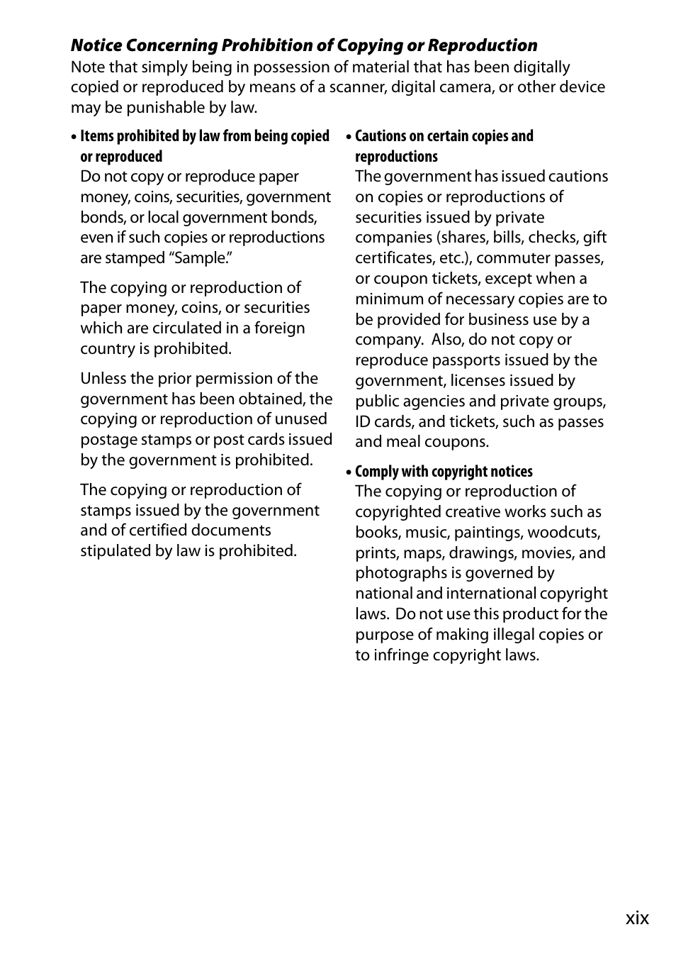 Nikon D810 User Manual | Page 21 / 530