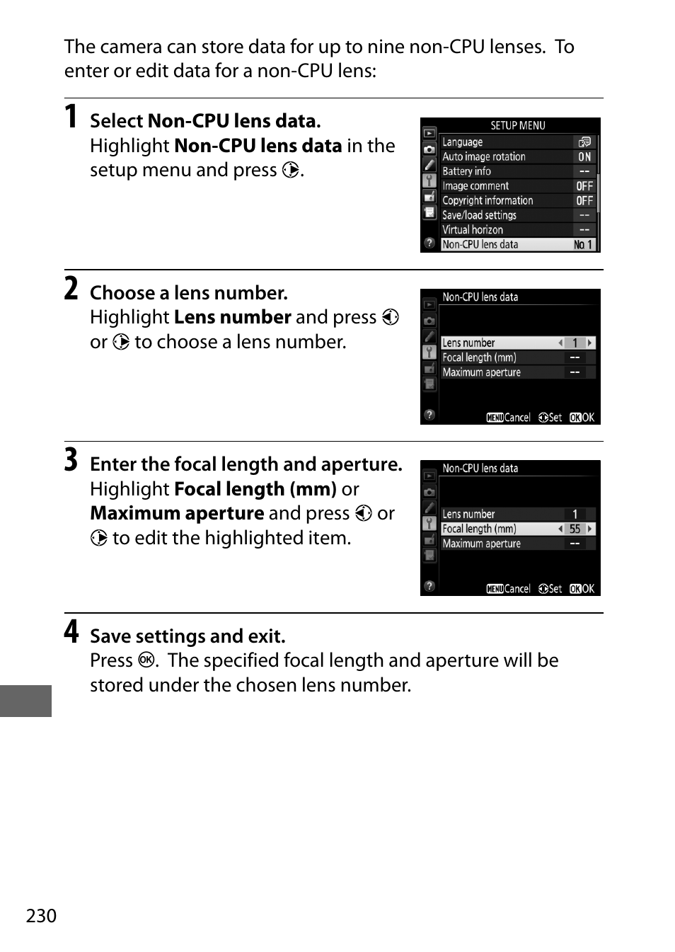 Nikon D810 User Manual | Page 254 / 530