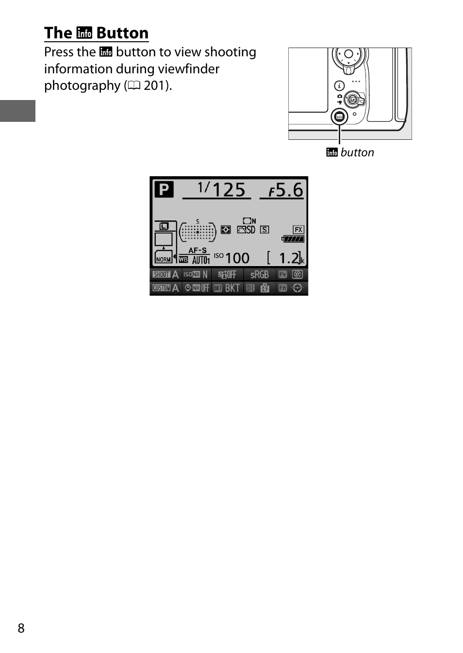 The r button | Nikon D810 User Manual | Page 32 / 530