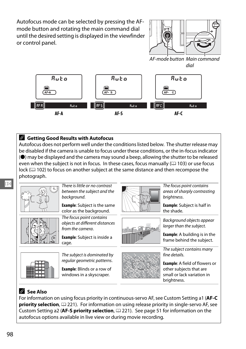 Nikon D610 User Manual | Page 124 / 368