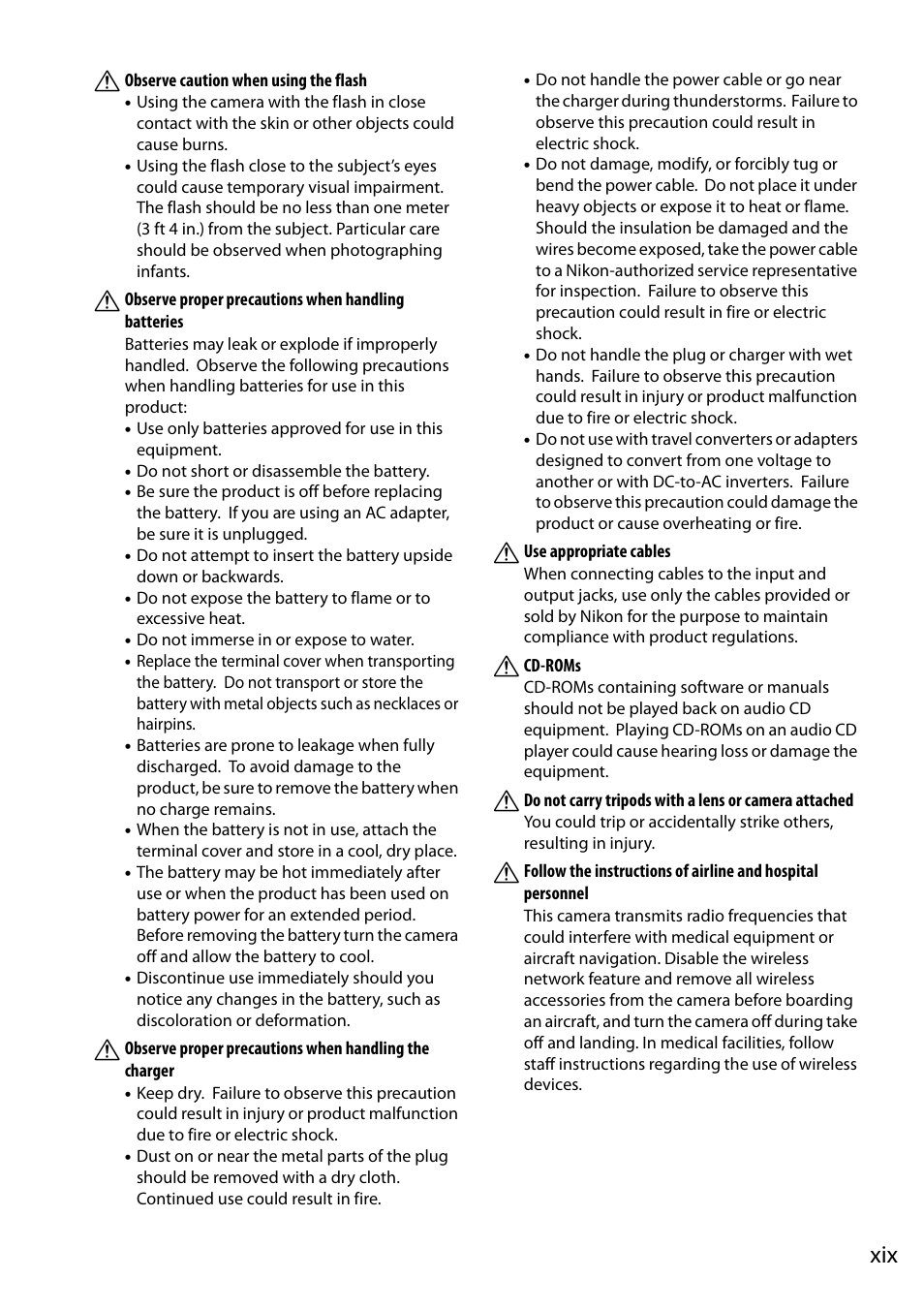 Nikon D610 User Manual | Page 21 / 368
