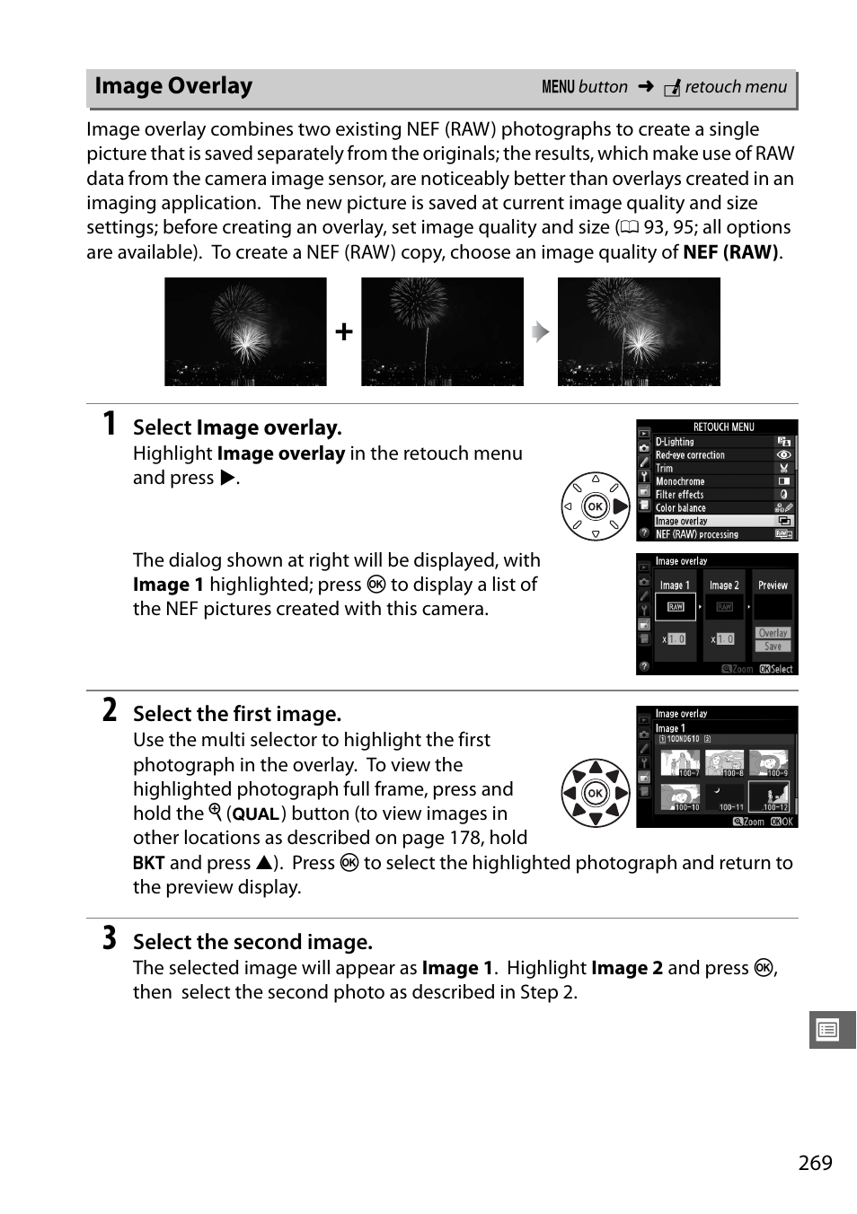 Image overlay | Nikon D610 User Manual | Page 295 / 368