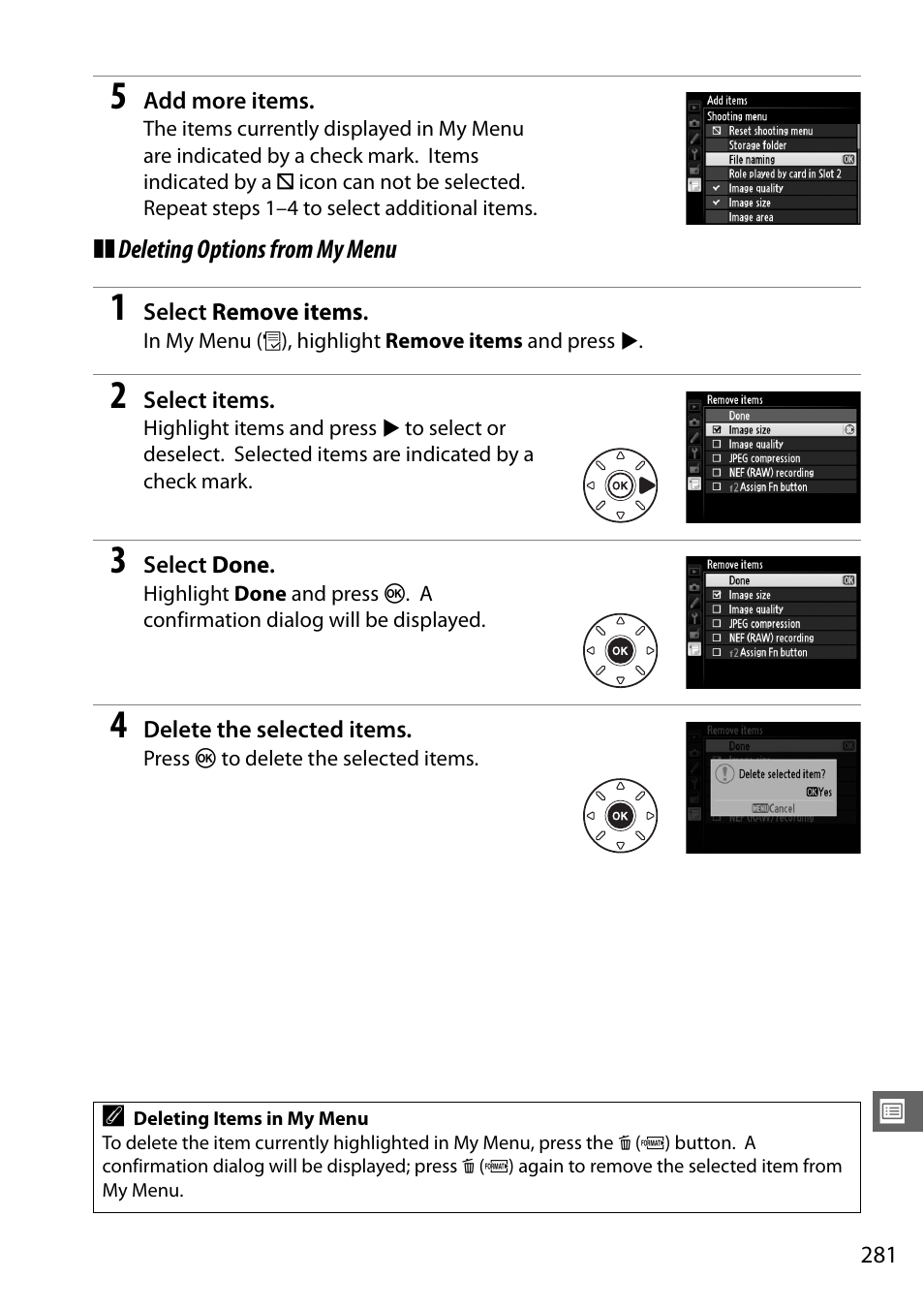 Nikon D610 User Manual | Page 307 / 368