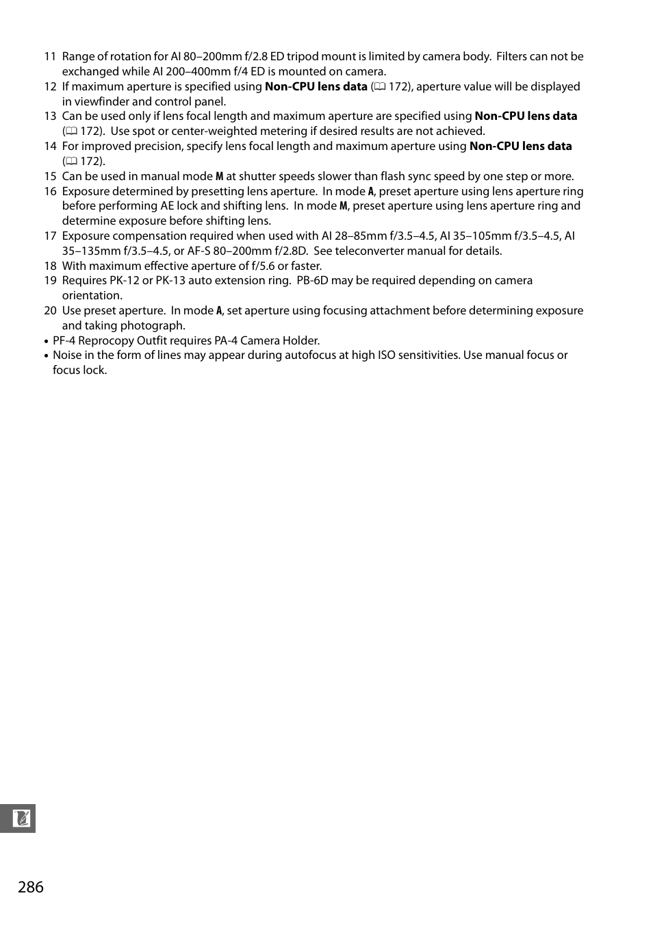 Nikon D610 User Manual | Page 312 / 368