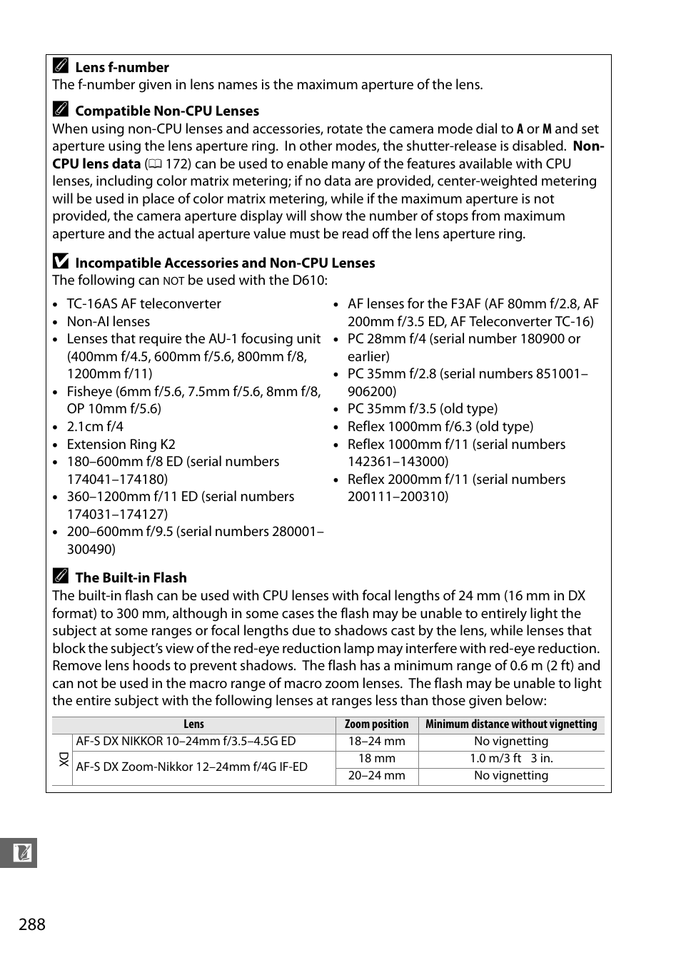 Nikon D610 User Manual | Page 314 / 368