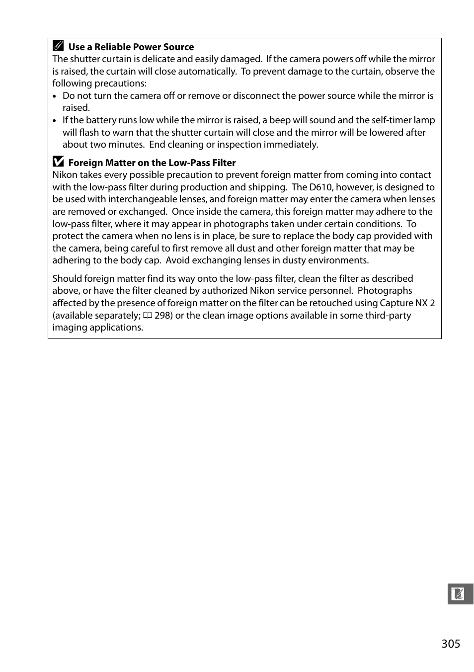 Nikon D610 User Manual | Page 331 / 368