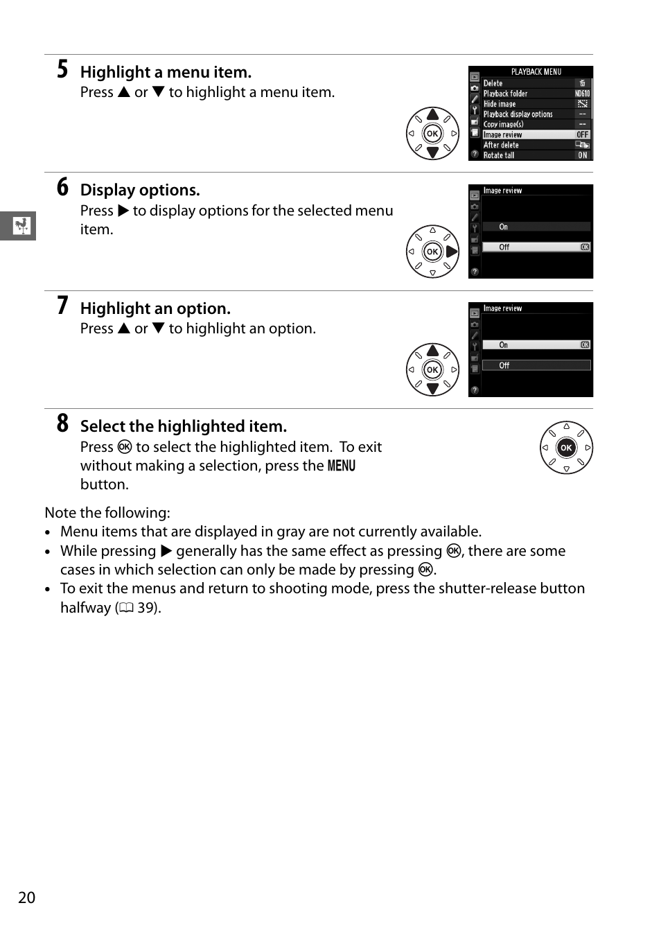 Nikon D610 User Manual | Page 46 / 368