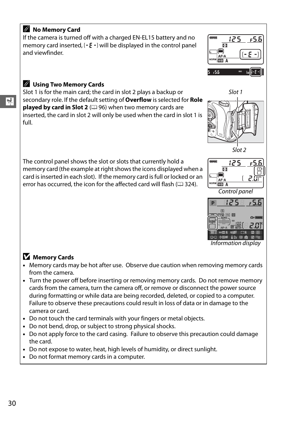 Nikon D610 User Manual | Page 56 / 368
