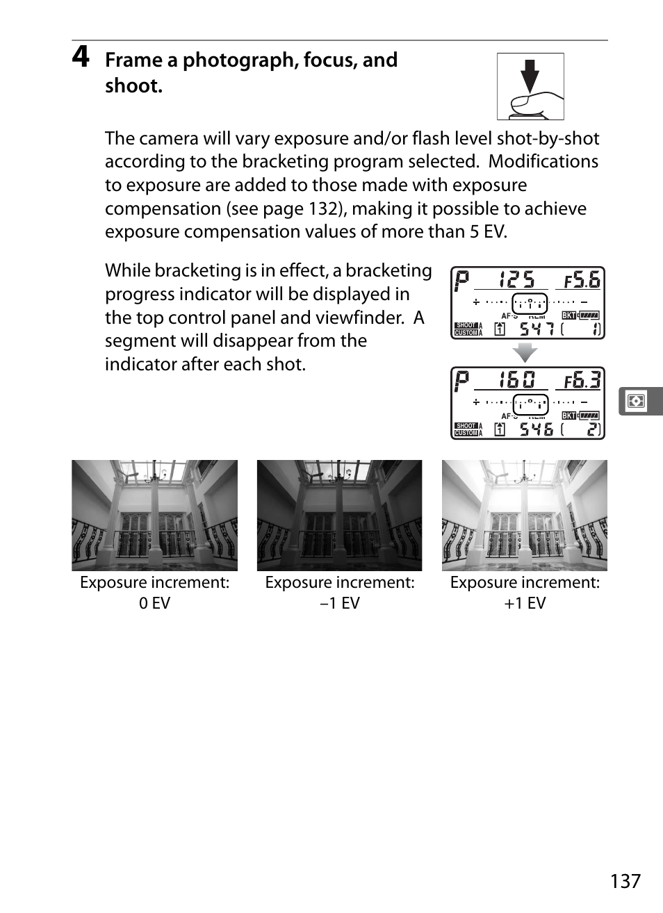 Frame a photograph, focus, and shoot | Nikon D3 User Manual | Page 163 / 472
