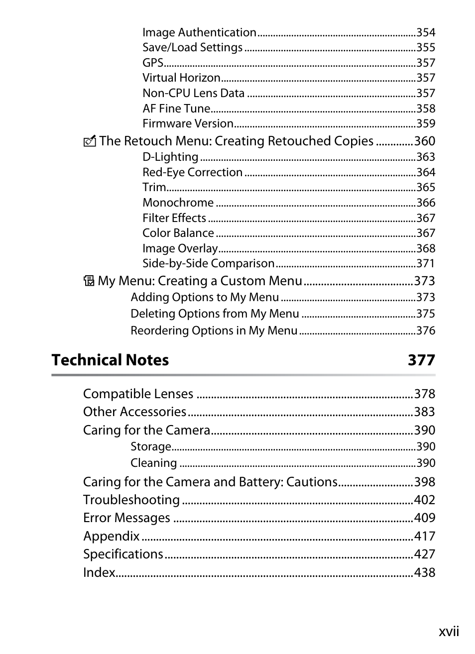 Nikon D3 User Manual | Page 19 / 472
