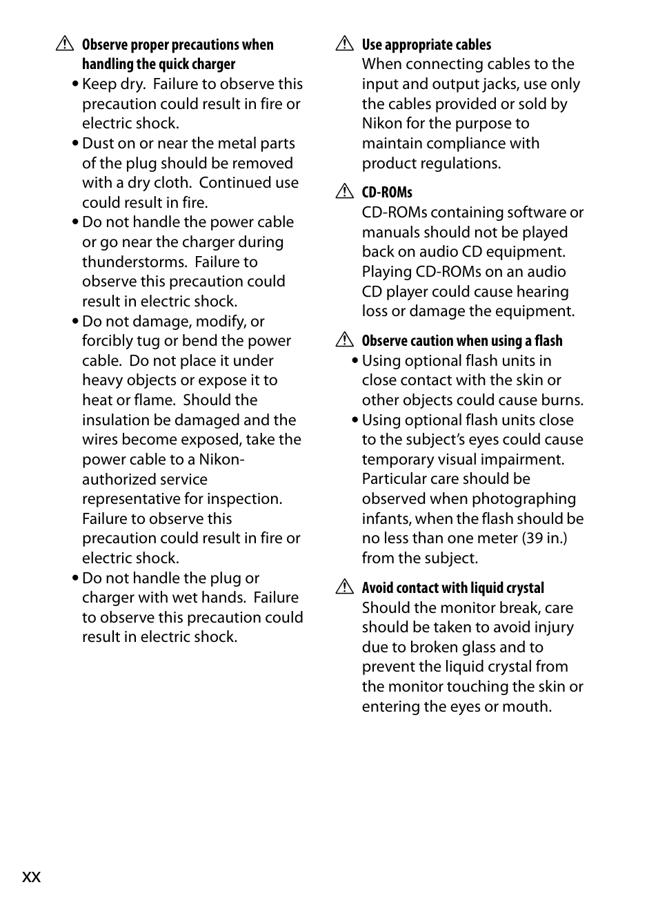 Nikon D3 User Manual | Page 22 / 472