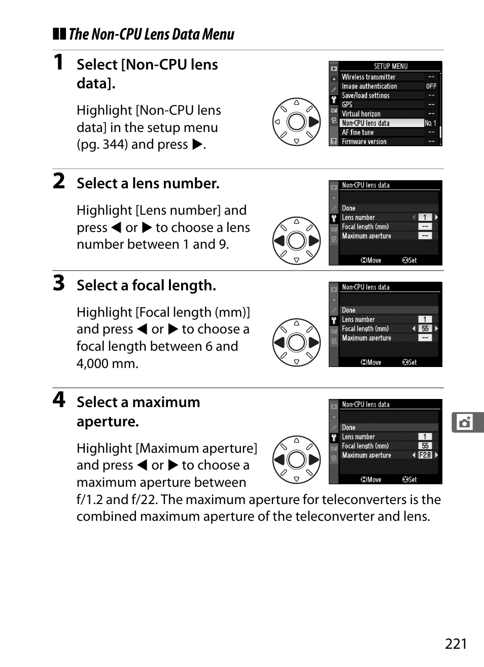 Nikon D3 User Manual | Page 247 / 472