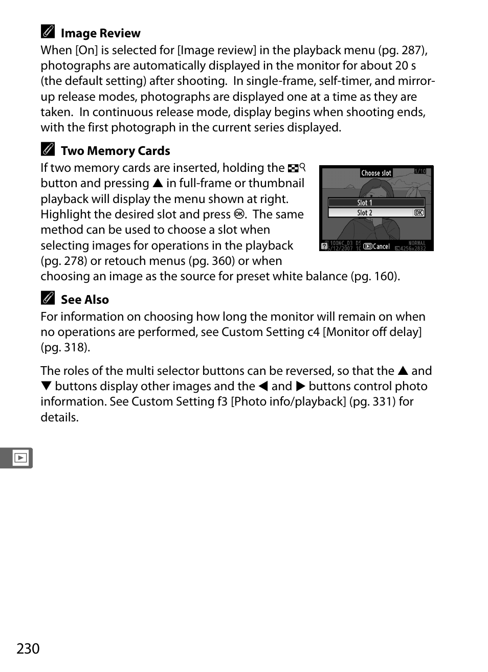 Nikon D3 User Manual | Page 256 / 472