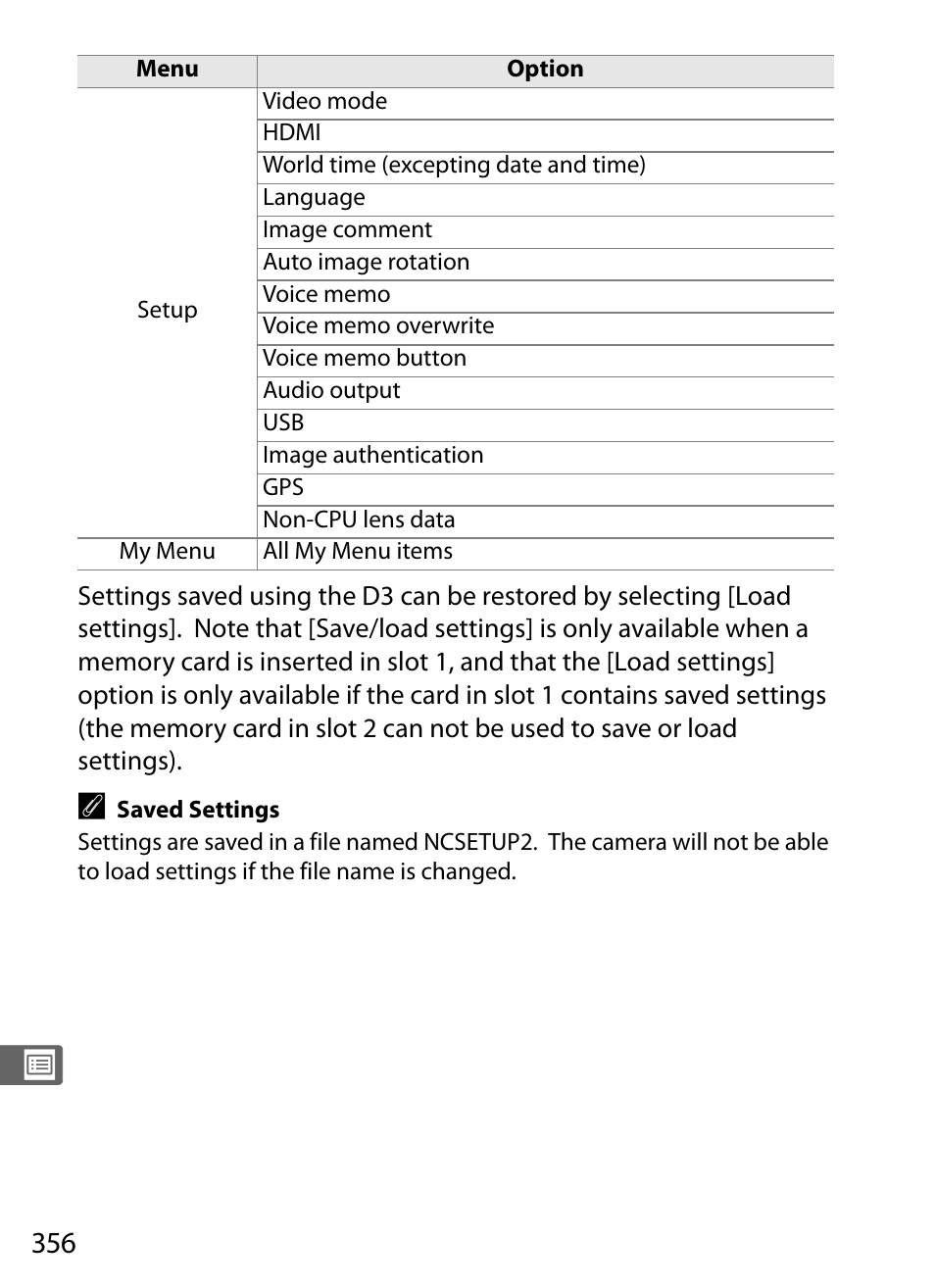 Nikon D3 User Manual | Page 382 / 472