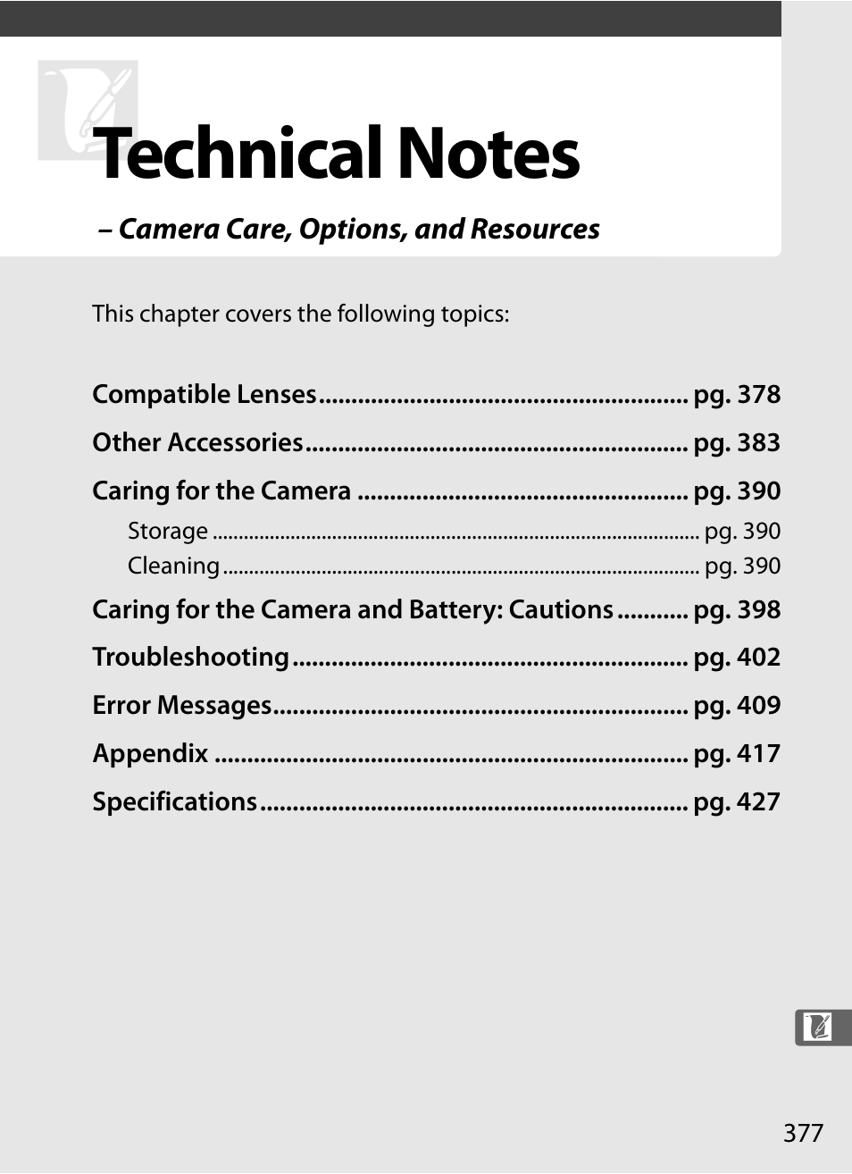 Technical notes | Nikon D3 User Manual | Page 403 / 472