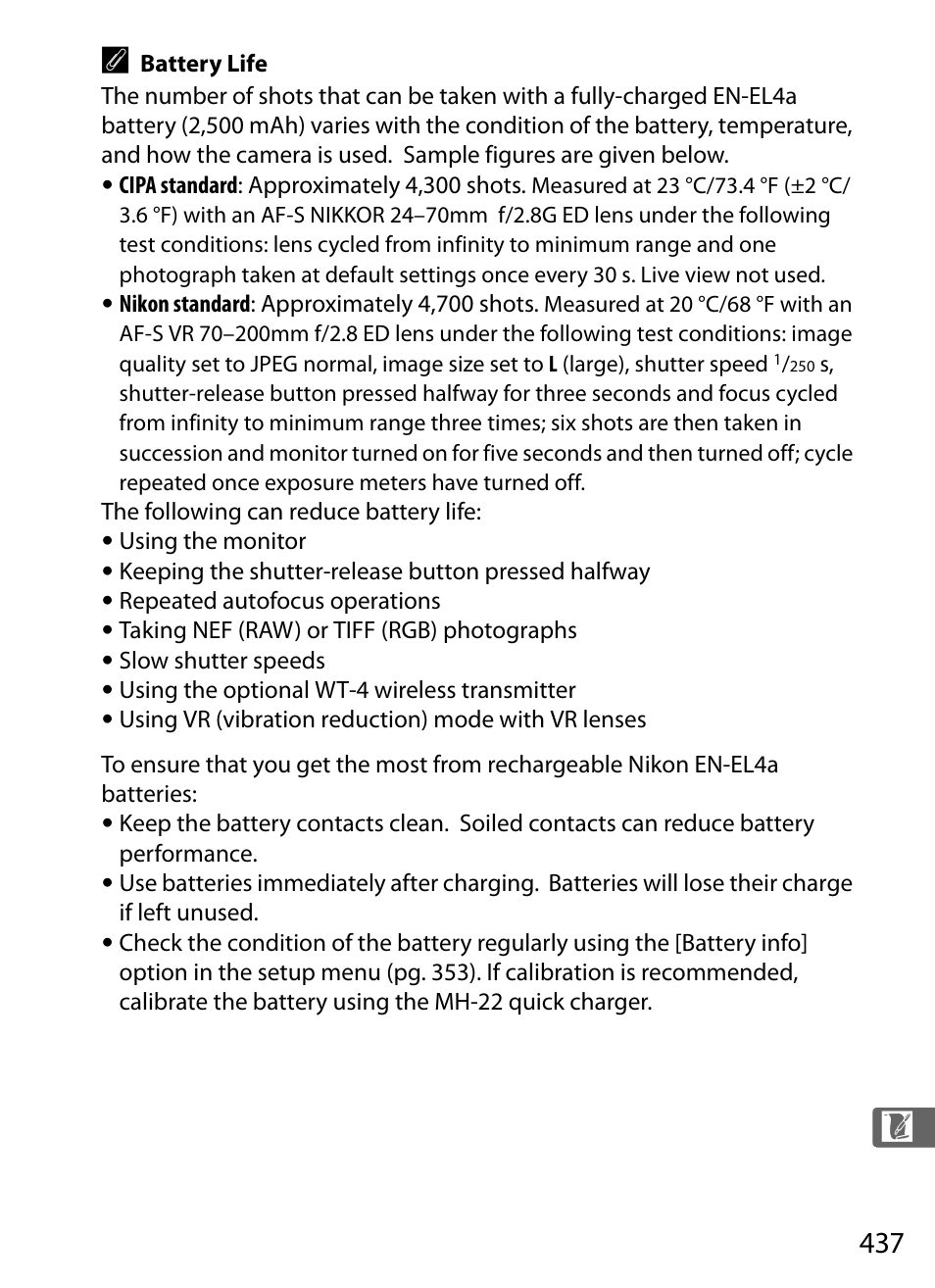 Nikon D3 User Manual | Page 463 / 472